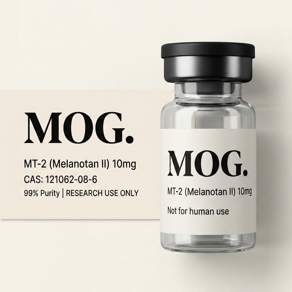 MT-2 Melanotan II 10mg vial label